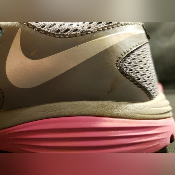 ❤️ NIKE Women's Dual Fusion Run 2 Running Training Shoes Gray/Pink/Blue Size 6.5 - Picture 7 of 12